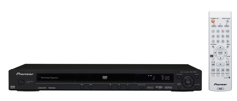 Pioneer DVD Player DV-300-K/S. TERMINACIÓN EN COLOR NEGRO Ó PLATA